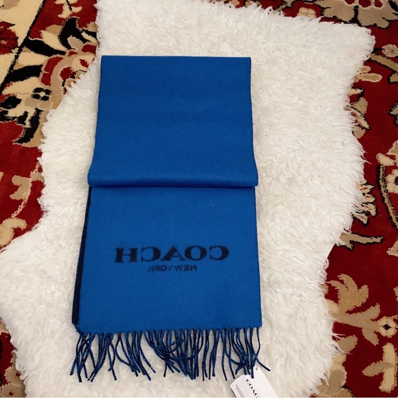 Coach Accessories Coach Mens Double Side Signature Scarf In